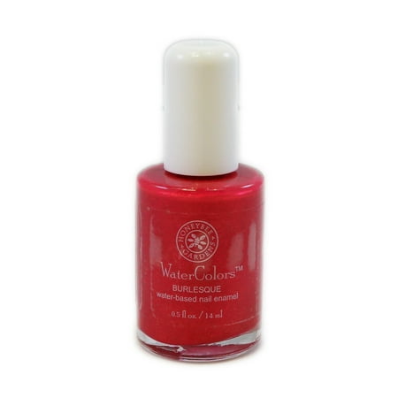 Honeybee Gardens: Watercolors Odorless Non-Toxic Gluten Free Long Lasting Nail Enamel, Burlesque, 0.5 oz