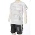thumbnail image 3 of MSemis Boys Mesh Jersey Soccer Shirt with Shorts Sports Training Uniforms White 160, 3 of 8