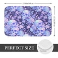 thumbnail image 2 of Gukieu flower crystal Skull Print Dust-proof Floor Mats, Water-absorbent and Non-slip Flannel Door Mats 16x24in, Home Decoration Suitable for Kitchen, Bathroom, Garage, 2 of 7