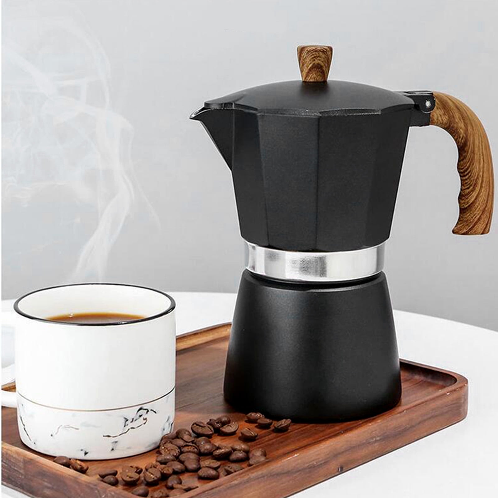 GRECA CRYSTAL CLEAR STOVETOP COFFEE ESPRESSO MAKER – IMB Accessories