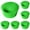 Green, variant on 6-Pack Food Grade Silicone Baking Cups - Reusable Cupcake Liners, 2.5 Inch Cups, Non-Stick Oven Safe, for Party Baking, Eco-Friendly Pastry Cases