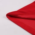 thumbnail image 3 of LOVZFMLL Robe Formelle à Manches Courtes Col en V Col à Revers Couleur Unie Taille Haute avec Boutons Rouge 2TG, 3 of 8