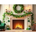 thumbnail image 4 of St Patrick's Day Green Clover Backdrop Photography Props Party Decors Background Celebration Banner Shamrock Decorations Scenery Supplies Event, 4 of 4
