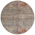 thumbnail image 2 of Addison Rugs Chantille Indoor/Outdoor Transitional Global Gray Washable Round Rug, 8' x 8', 2 of 6