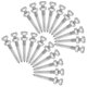 thumbnail image 1 of 26pcs Shoes Spikes For Ice Aerator Shoes Spikes For Women Lawn Aerator Shoes Spikes Silver Lawn Sho, 1 of 5