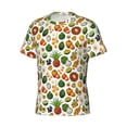 thumbnail image 3 of Rocae Lemon Fruits Vegetables for Men's Moisture-Wicking Crew Tee - T-Shirt for Sports, Outdoor Activities, and Casual WearXX-Large, 3 of 9