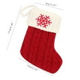 thumbnail image 2 of Odeerbi Christmas Socks For Decoration Letter Printed Stocking Wool Pendant Gift Bag R, 2 of 3