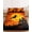 Tangerine, Black, Gold, Amber, variant on King Size Fitted Sheet Set - Orange Witch Halloween 3 Piece Bedding Sets 16" Deep Pocket Fitted Sheet with 2 Pillowcases, Black Tree Bats Castle Brushed Microfiber Hotel Luxury Bed Sheets