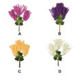 thumbnail image 4 of Bearachild 12 piezas de flores artificiales de ratán de vid de glicinia falsa para colgar en la pared al aire libre, autoensamblaje, negocios, hogar, Kits de decoración para fiestas Blanco Bearachild HA084362-04, 4 of 6