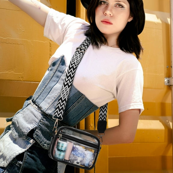 Masteelf Messenger Small Bag Women Shoulder Transparent for Concerts Tote Clear Purse