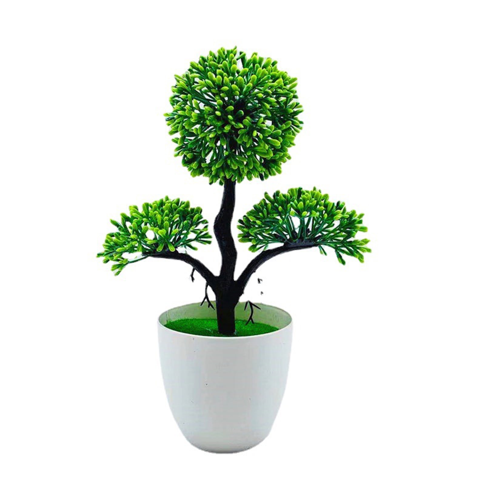 Artificial Fake Milan Grass Plant Bonsai Potted Office Home Window Decoration LP 