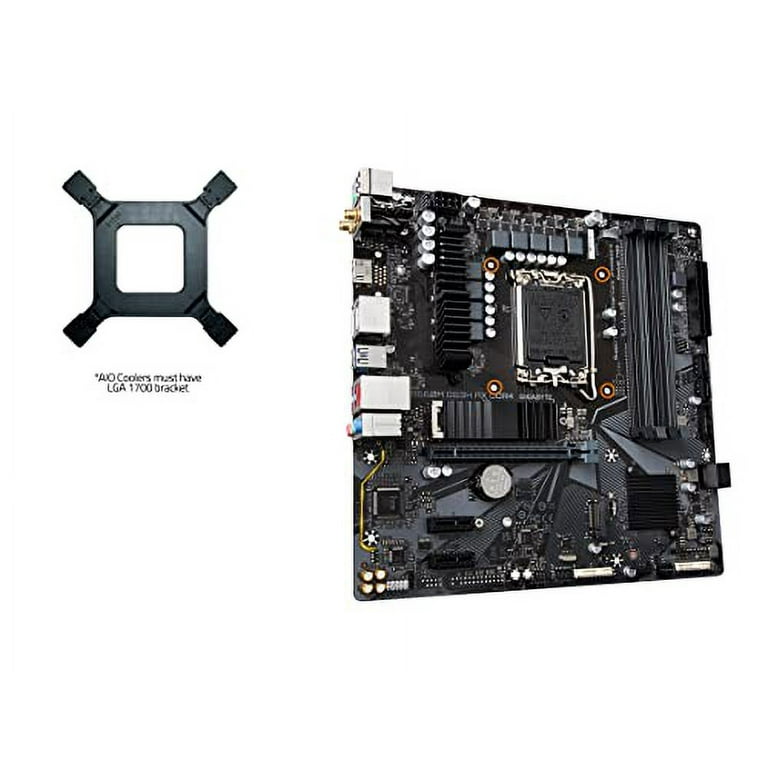 Restored GIGABYTE B660M DS3H AX DDR4 Dual M.2, PCIe 4.0, USB