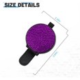 thumbnail image 2 of Bling Sunglass Holder para Car Sun Visor, Crystal Rhinestones Eyeglass Hanger, Magnetic Leather Glasses Holder Mount con Ticket Card Clip Interior Aut, 2 of 5