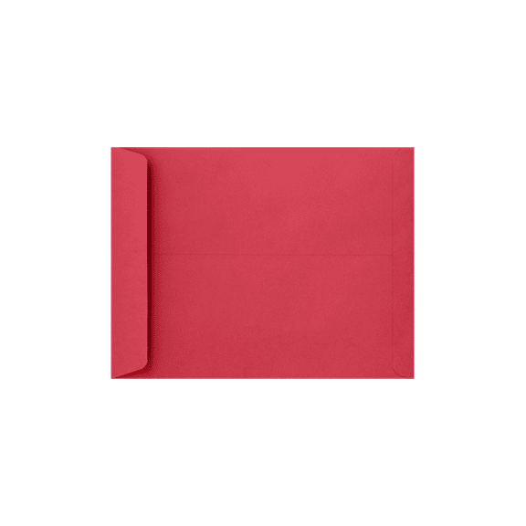 LUXPaper 10 x 13 Open End Envelopes, Holiday Red, 50/Pack