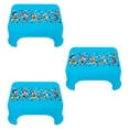 thumbnail image 1 of Bath Stool For Bathroom, Disney Team Mickey Stool For Bathing, Plastic, Lightweight, Versatile & Comfortable Design (Blue) Pack Of 3, 1 of 4