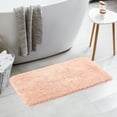 thumbnail image 5 of Unique Bargains Non-Slip Thick Microfiber Soft Plush Bathroom Mat Quick Dry Bath Rug Pink 20"x32", 5 of 7