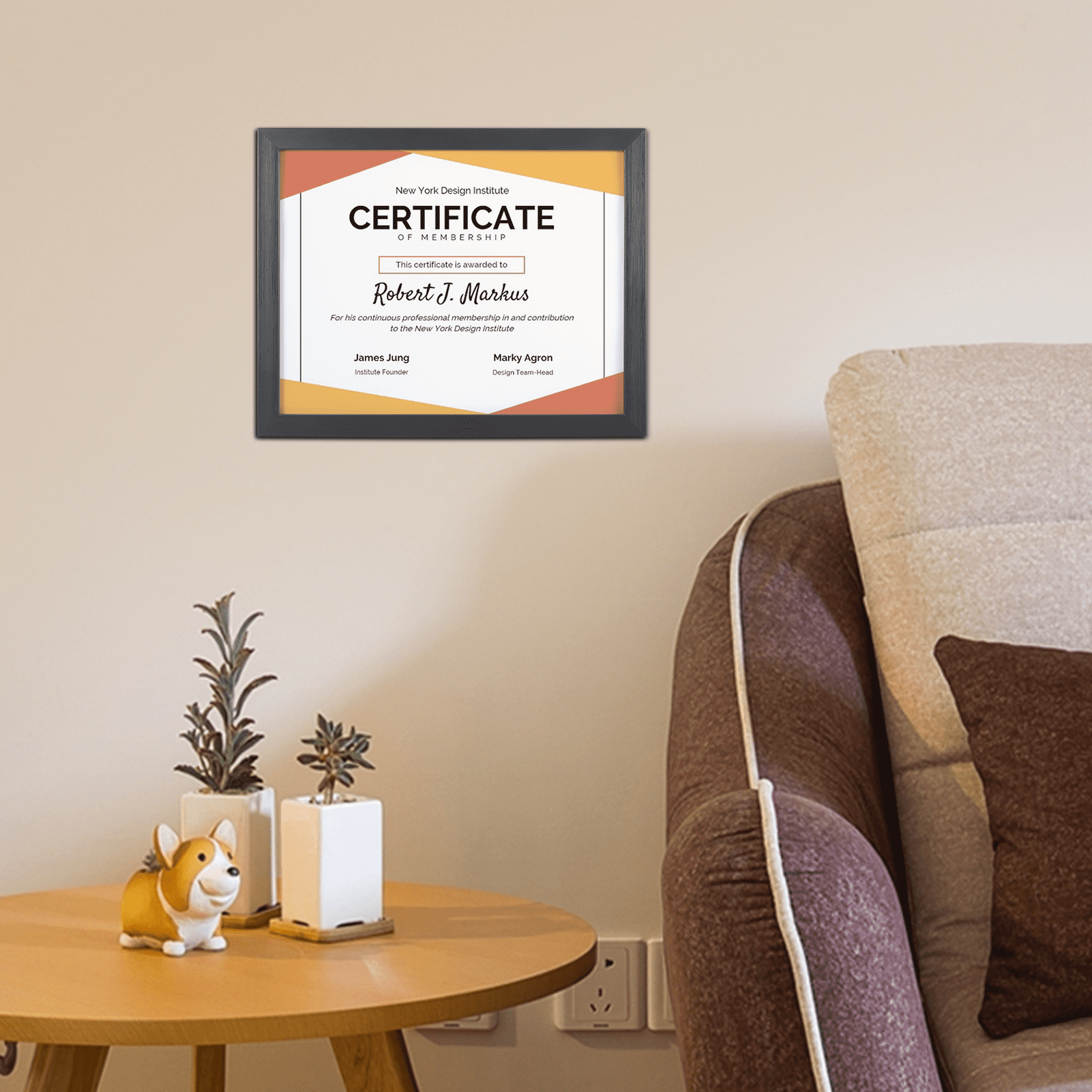 6 Pack 8.5x11 Picture Frames for Home Decor, Black