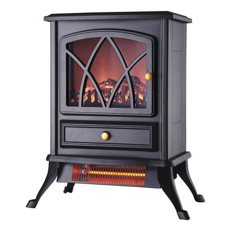 Sunpak Stainless Steel Heater - Konwin FP202-Q Electric Heater, Steel, Black