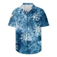 thumbnail image 5 of Horkkom Beach Shirts for Men Casual Short Sleeve Button Up Hawaiian Shirt Summer Holiday Printed Shirts, 5 of 5