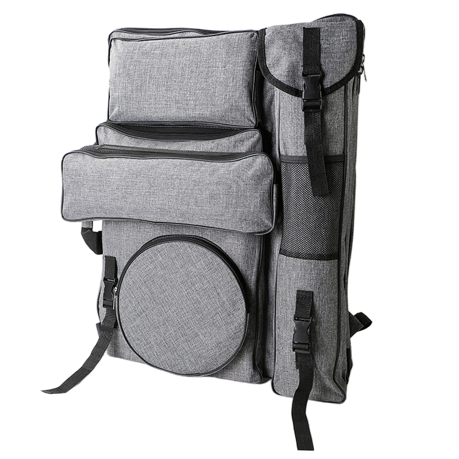 Water-Resistant Artist Portfolio Tote Backpack Multiply Function 66 x 50cm Bag for Art Supplies Storage Artist Portfolio Carry Backpack Red