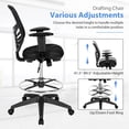 thumbnail image 2 of Patiojoy Chaise de Bureau Ergonomique avec Repose-Pieds Rétractable Dossier Haut Inclinable Chaise de Direction avec Appuie-Tête Réglable Noir, 2 of 10