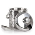 thumbnail image 2 of Patrón de moléculas de hielo de acero inoxidable Ice Bucket ThinkGeek, 2 of 7