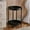 U, variant on Upgraded small tea table iron sofa side table high strength plastic small corner table modern concise living room bedroom small round table X