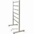 thumbnail image 5 of Freestanding Heated Towel Rack, 6-Bar Towel Warmer, Polished Stainless Steel, Plug-In with Built-in Timer for a Spa-Like Bathroom, Safe and cULus Listed (WarmlyYours Ibiza), 5 of 9