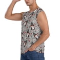 thumbnail image 3 of Balery Halloween Gnome Camisetas sin mangas para hombre, absorbe la humedad y protege contra el mal olor.-3X-Large, 3 of 7