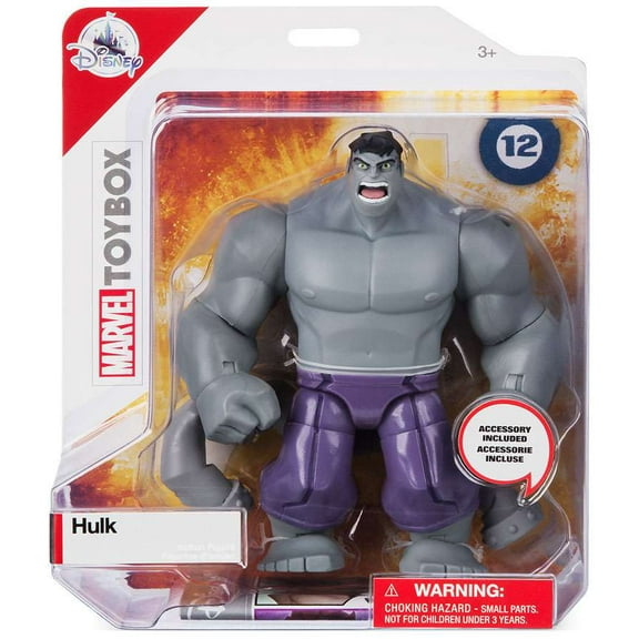 Disney Marvel Hulk Gray Action Figure Toybox New with Box