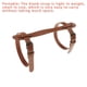 thumbnail image 3 of Sonducket Correa para manta, transportador de cuero ajustable para exteriores, patio, parque, viaje, Camping, alfombra, correas, accesorios para Uniforme atlético Marron oscuro, 3 of 6