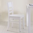 thumbnail image 3 of Livinia Cabin Wood Seat Dining Chairs Set of 2 (White), 3 of 8