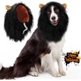 thumbnail image 4 of Vivifying Lion Mane for Dog, Adjustable Halloween Dog Lion Costume Wig with Ears for Medium&Large Dog Dress up (Black), 4 of 8