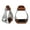 Rider, variant on Challenger Horse Saddle Western Aluminium Bell Engraved Cut-Out Stirrups 51146