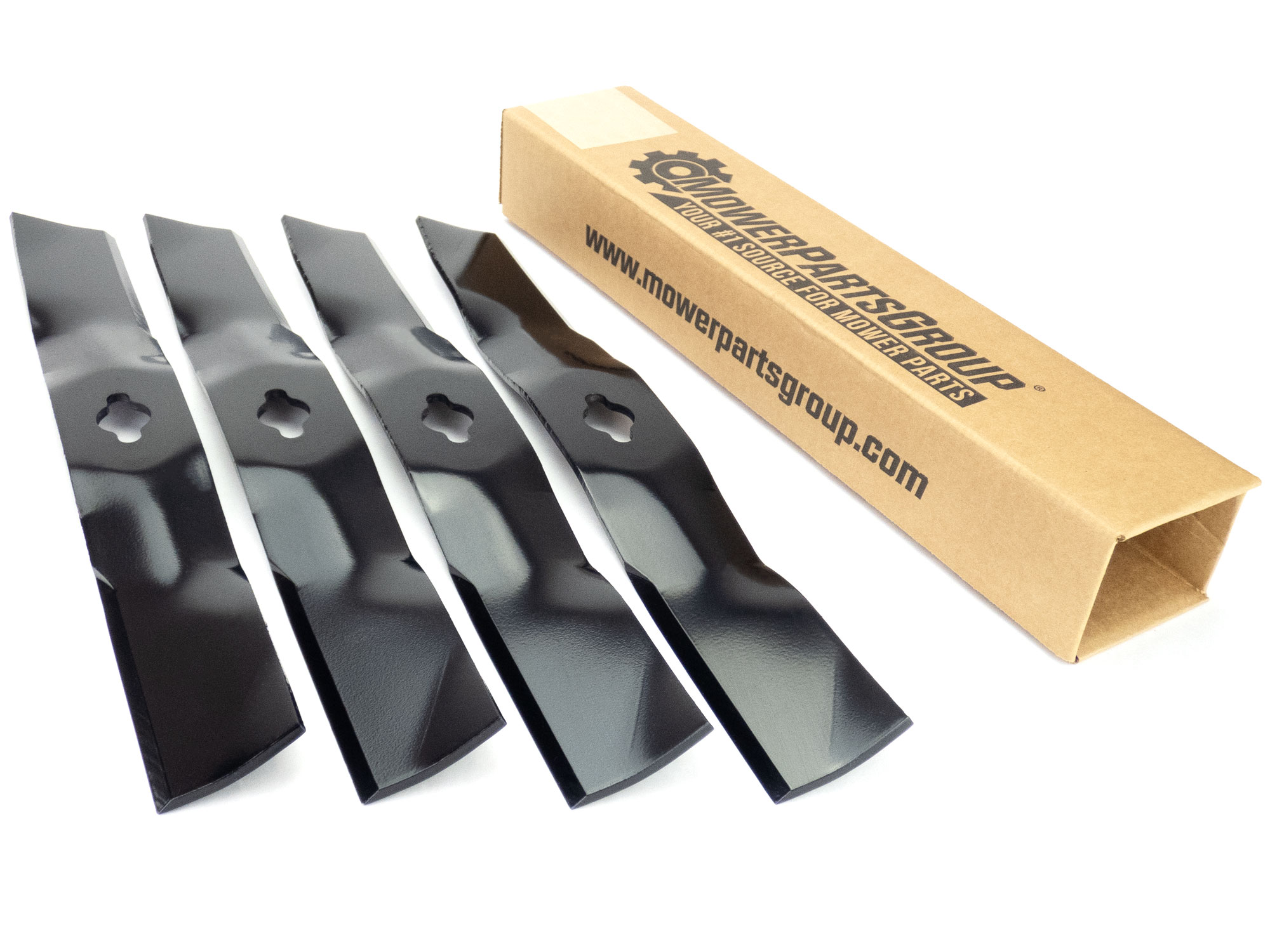 (4) Blades for John Deere 36" GS25, GS2536, GS30, GS45, GS75, G15, HD45