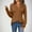 Coffee, variant on GaThRRgYP Off the Shoulder Tops for Women,Plus Size Tops for Women,Women's Fashion Casual New Solid Color Long Sleeve V-Neck Hollow Knit Sweater Top Beige S