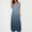 Blue plus size maxi dress a1, variant on Women Plus Size Maxi Dresses Round Neck Short Sleeve Gradient Flowy Casual Long Holiday Dress for Summer Clothes, Purple XL