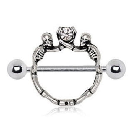 316L Stainless Steel Double Skeleton Nipple Shield