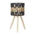 thumbnail image 2 of Woven Flower Pot Stand, Indoor Balcony Wooden Plant Rack for Home Decor, Layered Space-Saving Design for Flower Pots and Potted Plant Display in Living Room and Patio, 2 of 6