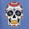 thumbnail image 5 of Wild Bobby Day Of The Dead Sugar Skull Pop Culture Unisex Crewneck Graphic Sweatshirt, Vintage Heather Blue, Medium, 5 of 5