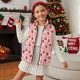 thumbnail image 2 of Binienty Pink Strawberry Vest for Girls 7-8 Fleece Zip Up Jacket Kids Sleeveless Vests With Pockets Comfortable Soft Plush Fleece Outwear Vests Childrend Winter Waistcoats, 2 of 7
