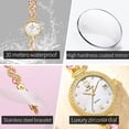 thumbnail image 6 of OLEVS Watches for Womens Luxury Dress Classic Analog Quartz Stainless Steel Waterproof Date Fashion Ladies Wrist Watches Gift Relojes para Mujer Rose Gold/Silver, 6 of 13