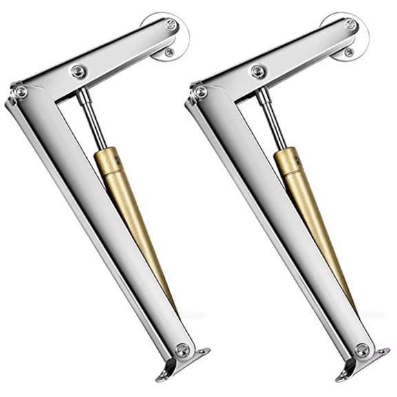Pack of 2 Pneumatic Lid Lifters (200N/44lb), Heavy Duty Gas Springs Lid Support Hinge, with Soft Close, Perfect for Heavy Drop Lids