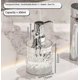 thumbnail image 1 of Botella de prensa, desinfectante de manos for hotel, gel de ducha for baño, champú, botella vacía, botella de recarga, burbujeador de espuma ligero de lujo, 1 of 2