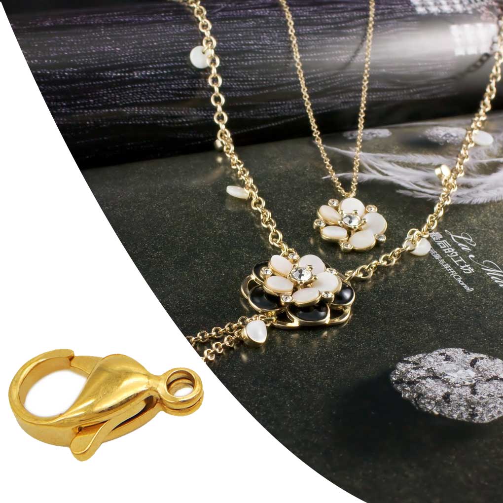 Youkk Necklace Clasp Hook Stainless Steel DIY Craft Chain