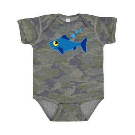 

Inktastic Fishing Blue Fish Gift Baby Boy or Baby Girl Bodysuit