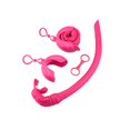 thumbnail image 1 of Soidarity Tubo de esnórquel plegable de silicona para hombres y mujeres, manguera de respiración húmeda enrollable portátil para natación y buceo, Deportes acuáticos Rosa roja Soidarity OD026674-05, 1 of 6