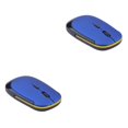thumbnail image 4 of Matsuzay Ratón inalámbrico de 2 4 GHz Sensación de mano suave Receptor USB delgado Ratón óptico para juegos de 1600 ppp cambiable Azul 2Conjunto, 4 of 6