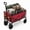 Red/67L/220LBS, variant on Alvantor Wagons Carts Foldable, 102L 330LBS Capacity Heavy Duty Collapsible Cart with All-Terrain Wheels for Camping Beach Shopping Garden