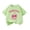 Green-01, variant on Girls Sweet Cute Graphic Tee Casual Short Sleeve Summer Shirt Adorable Everyday Top for 3-14Y Girls